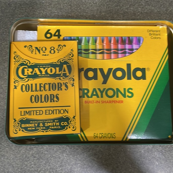 Two 1991 Crayola collection colors limited edition tin. Unused Sold together - Picture 3 of 9